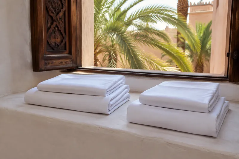 Rotation Pack ×2 (90): folded white linen, 6 pieces